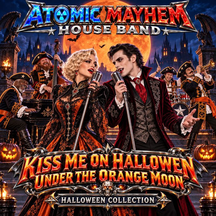 Kiss Me On Halloween Under The Orange Moon cover art